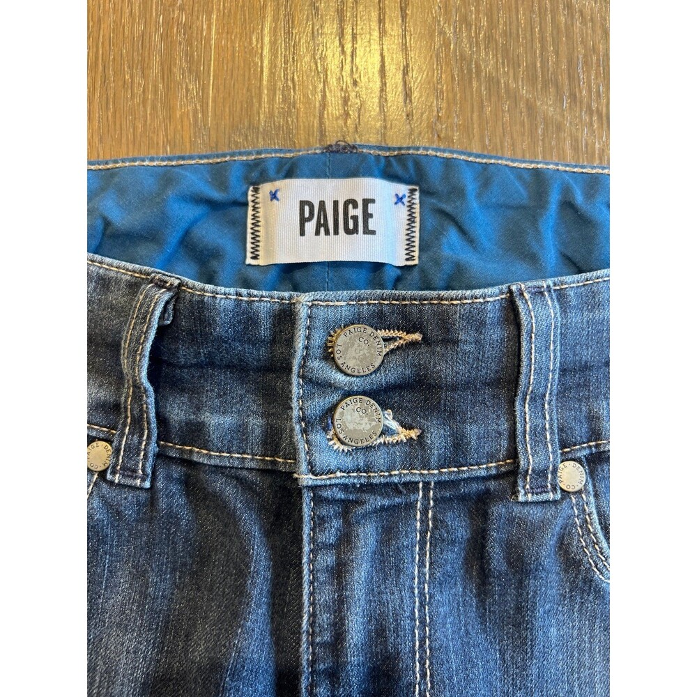 EUC Paige Hidden Hills Straight Leg Jeans - 28 - Picture 4 of 8